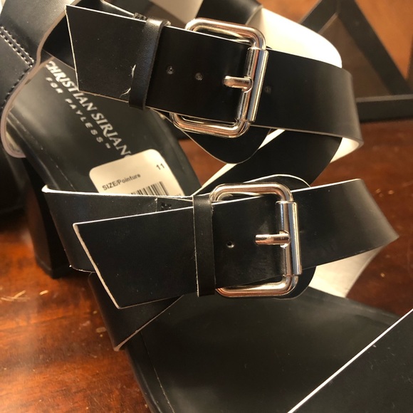 Christian Siriano for Payless size 11 open toed strapped high heel NWT - Picture 4 of 8